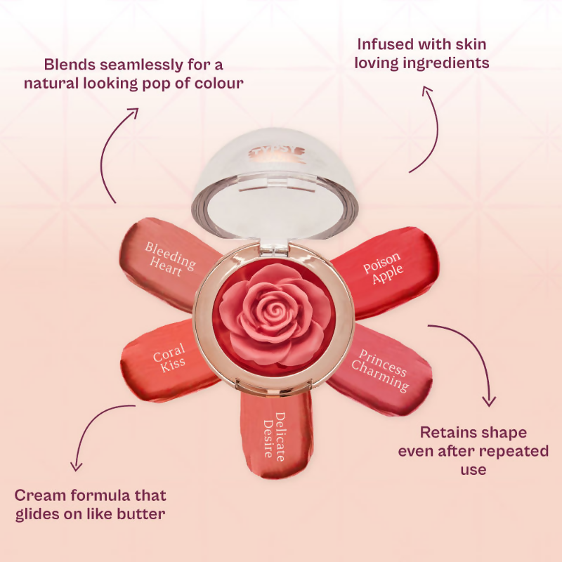 Typsy Beauty Enchanted Garden Rose Blush - Coral Kiss 02