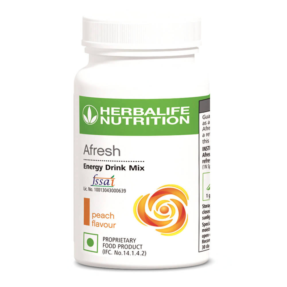 Herbalife Nutrition Afresh Energy Drink Mix | Rich source of Guarana Seed Extract, Orange Pekoe Extract and Antioxidants
