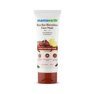 Buy Mamaearth Bye Bye Blemishes Face Wash With Mulberry & Vitamin C For Even Skin Tone from DrMediCart, Ship from India to USA