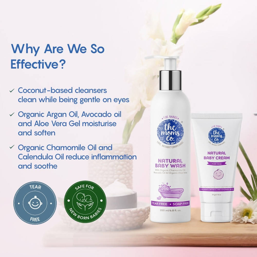 The Moms Co Baby Bath Duo - Drmedicart