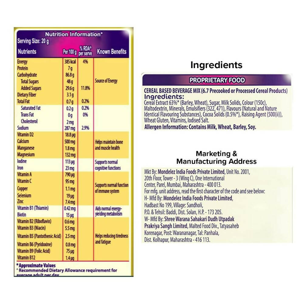 Cadbury Bournvita 5-Star Magic Health Drink