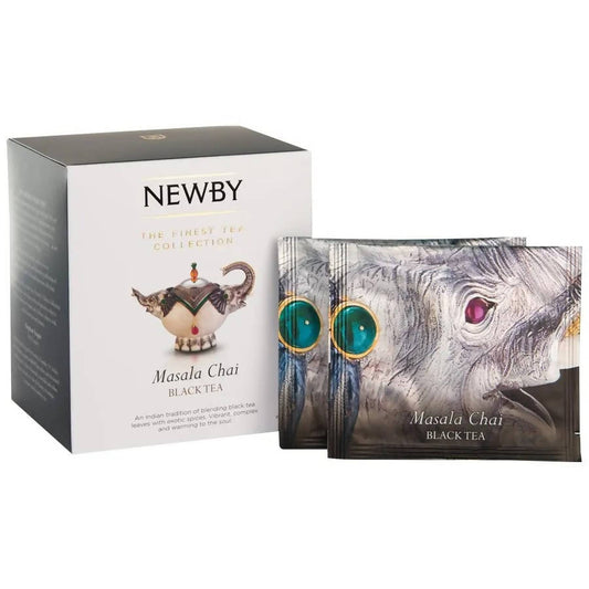 Buy Newby Masala Chai Silken Pyramids Black Tea from DrMediCart, Ship from India to USA
