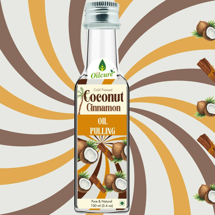 Oilcure Coconut Cinnamon Oil Pulling
