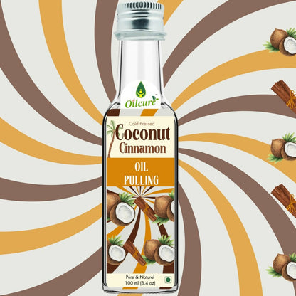 Oilcure Coconut Cinnamon Oil Pulling