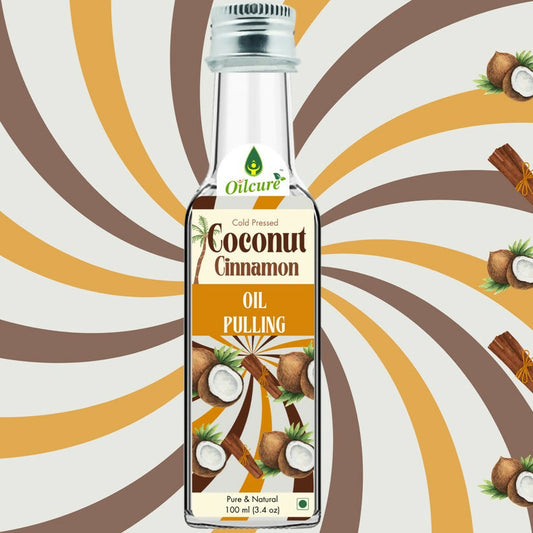 Oilcure Coconut Cinnamon Oil Pulling