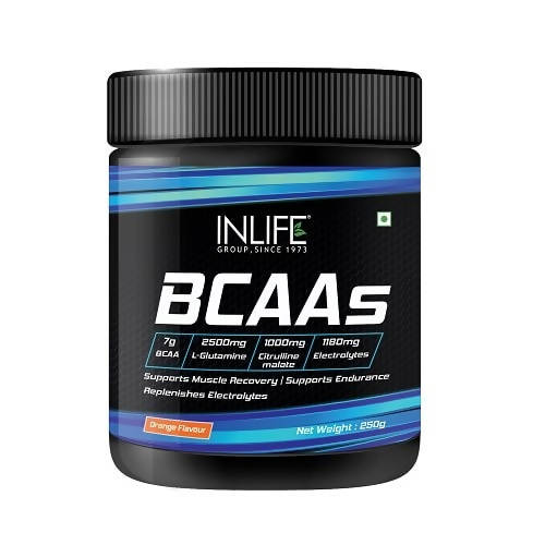 Inlife BCAAs Powder Orange Flavour