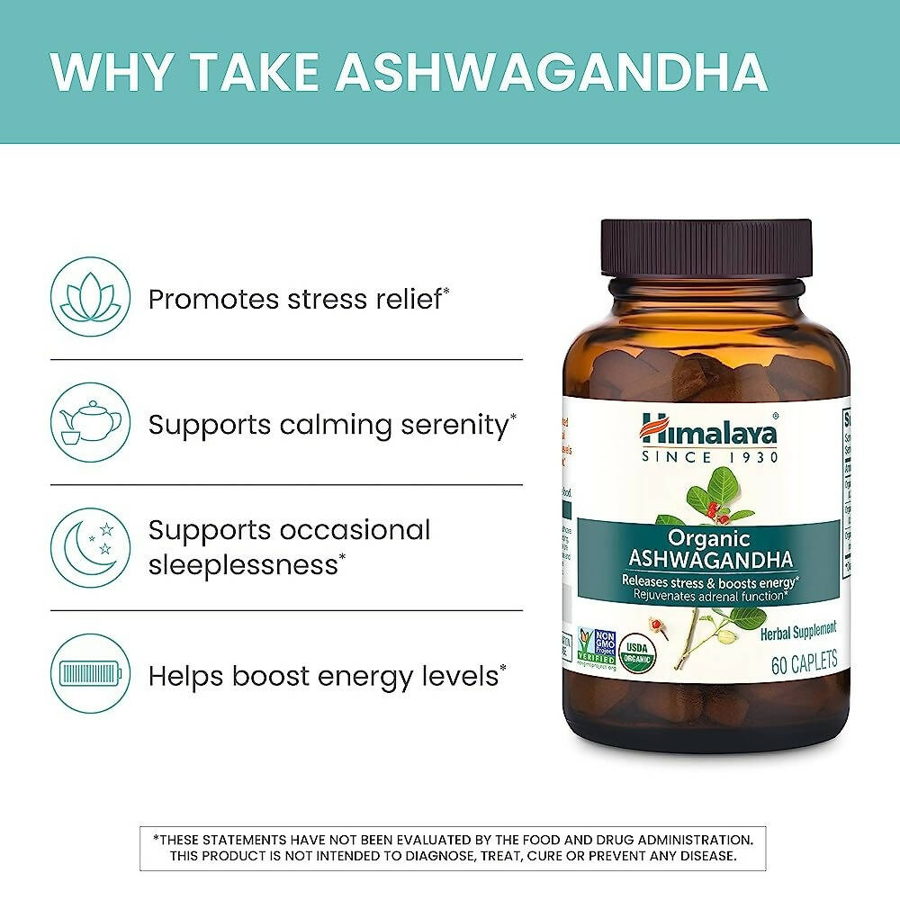 Himalaya Organic Ashwagandha Caplets