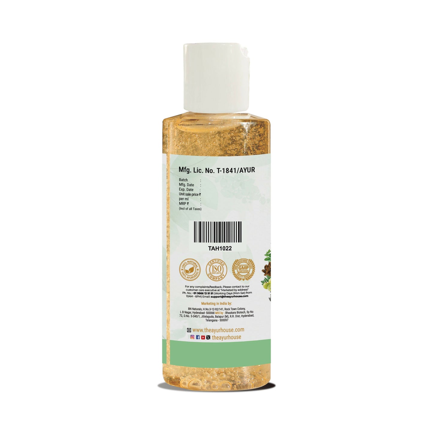 The Ayur House Aloe Vera Herbal Hair Oil 27 Herbs