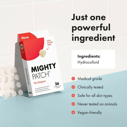 Mighty Patch Mighty Hero Cosmetics Patches Hydrocolloid Acne Absorbing Spot Dot