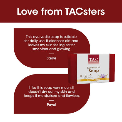 TAC - The Ayurveda Co. Kumkumadi Soap - DrMediCart