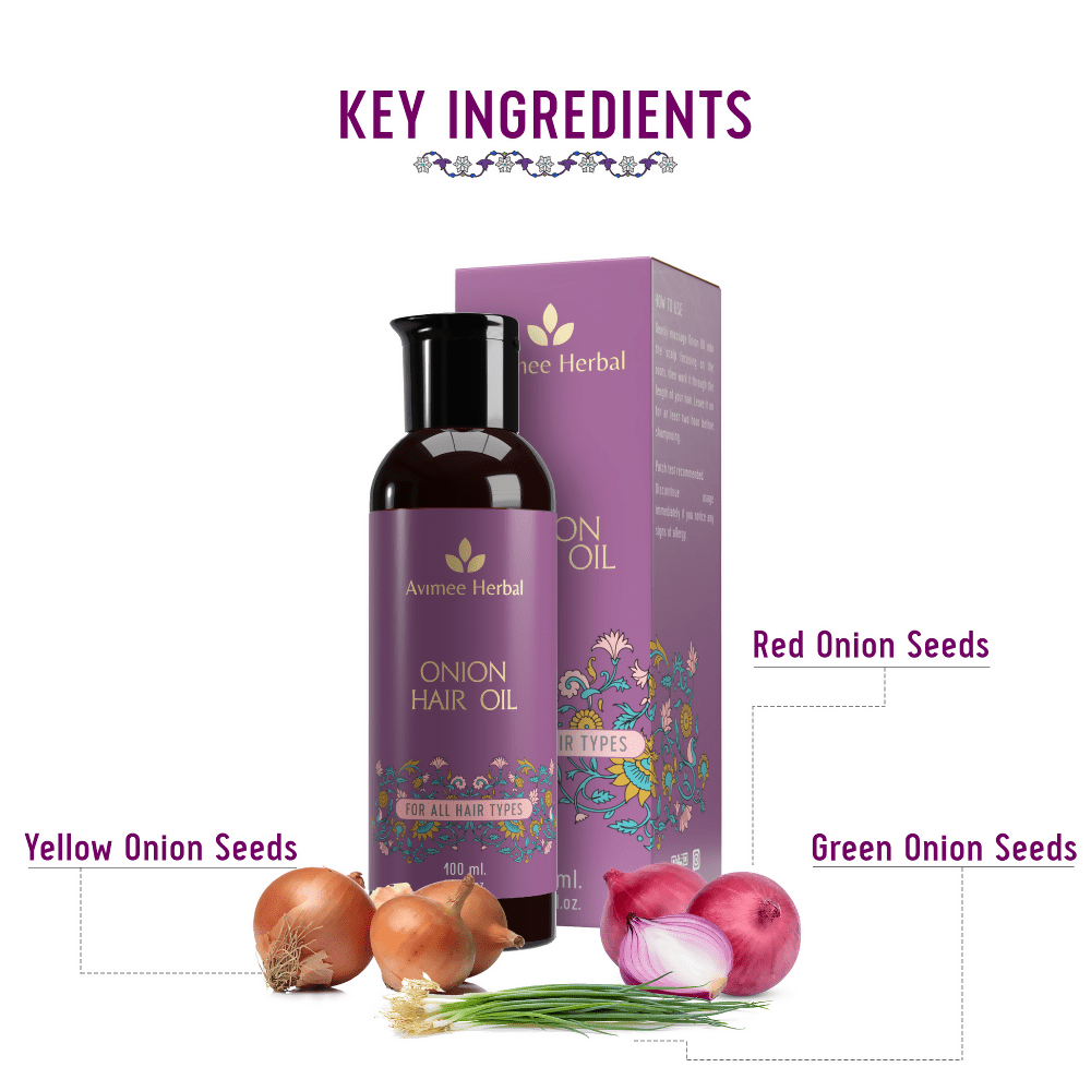 Avimee Herbal Onion Hair Oil