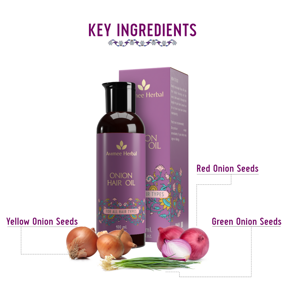 Avimee Herbal Onion Hair Oil