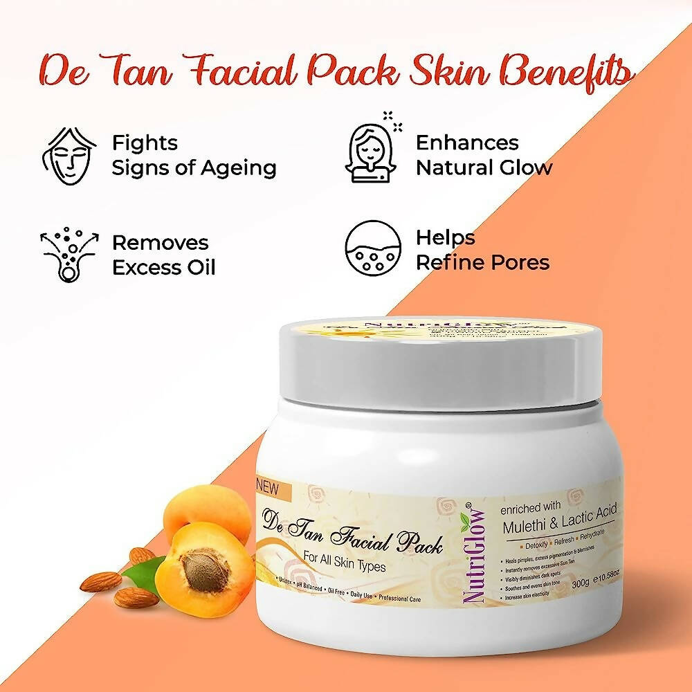 NutriGlow De Tan Facial Pack