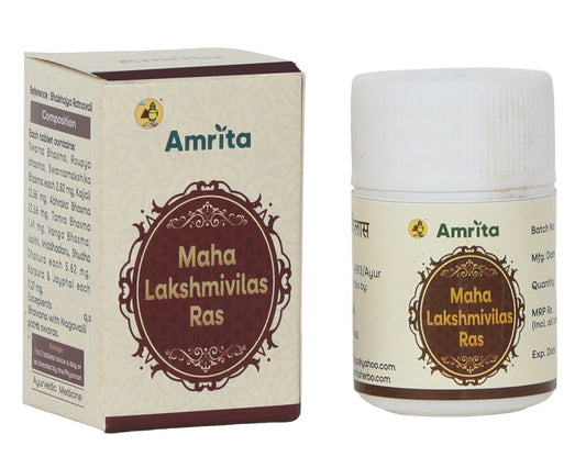 Buy Amrita Maha Laxmivilas Ras Tablets from DrMediCart, Ship from India to USA
