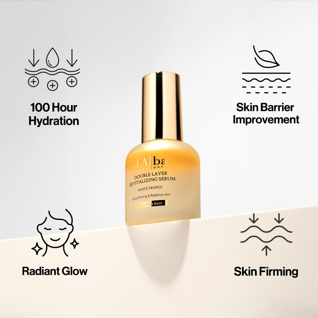 d'Alba Piedmont Italian White Truffle Double Layer Revitalizing Serum