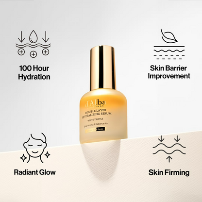 d'Alba Piedmont Italian White Truffle Double Layer Revitalizing Serum