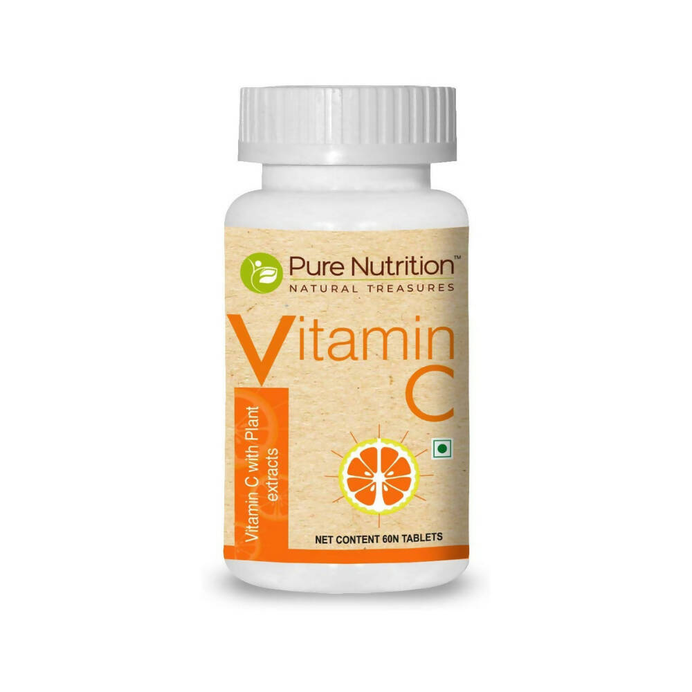 Pure Nutrition Vitamin C with Orange Peel & Amla Extract Veg Tablets
