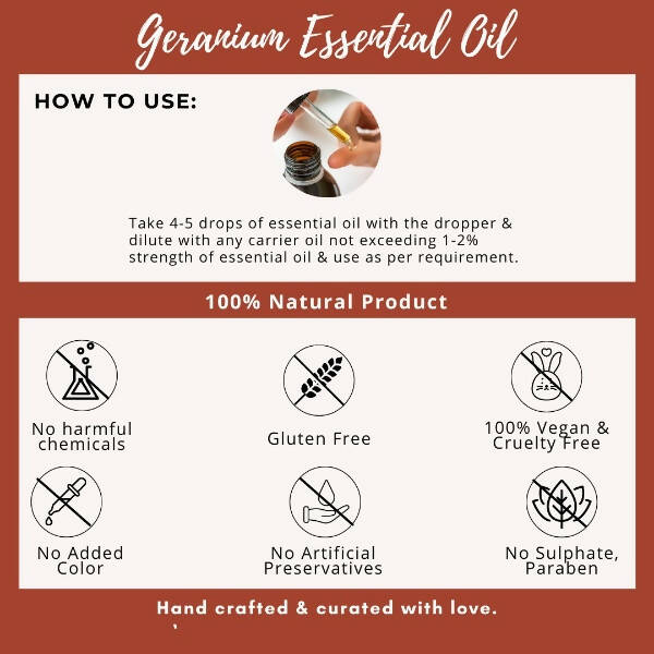Organicos Geranium Essential Oil