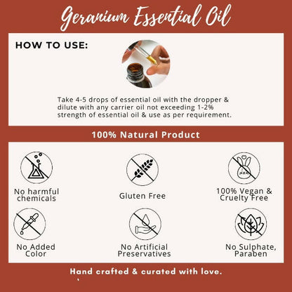 Organicos Geranium Essential Oil
