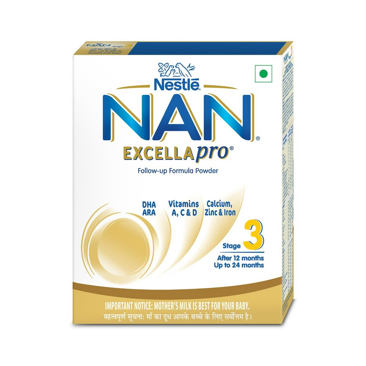 Buy Nestle Nan Excellapro Follow-Up Formula Powder - Stage 3 (After 12 Months) from DrMediCart, Ship from India to USA