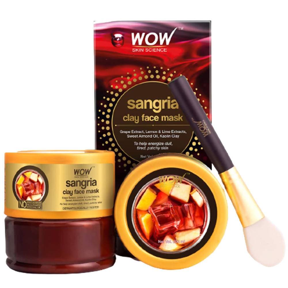 Wow Skin Science Sangria Clay Face Mask - Drmedicart
