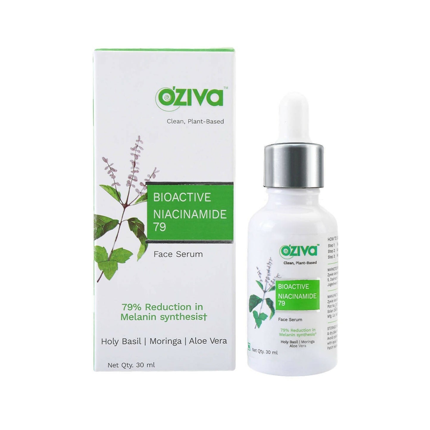 OZiva Bioactive Niacinamide 79 Face Serum