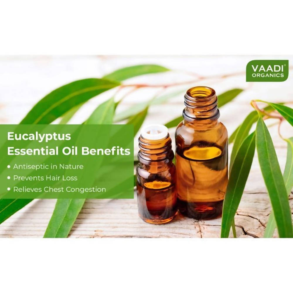 Vaadi Herbals Eucalyptus 100% Pure Essential Oil Therapeutic Grade - Drmedicart