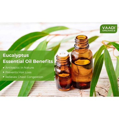 Vaadi Herbals Eucalyptus 100% Pure Essential Oil Therapeutic Grade - Drmedicart