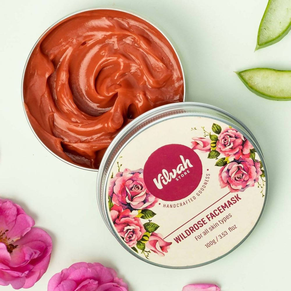 Vilvah Wild Rose Face Mask - Drmedicart