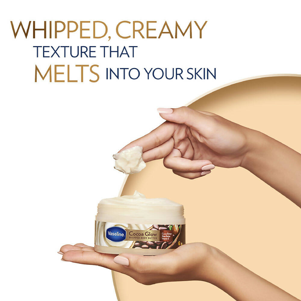 Vaseline Cocoa Glow Whipped Body Butter - Drmedicart