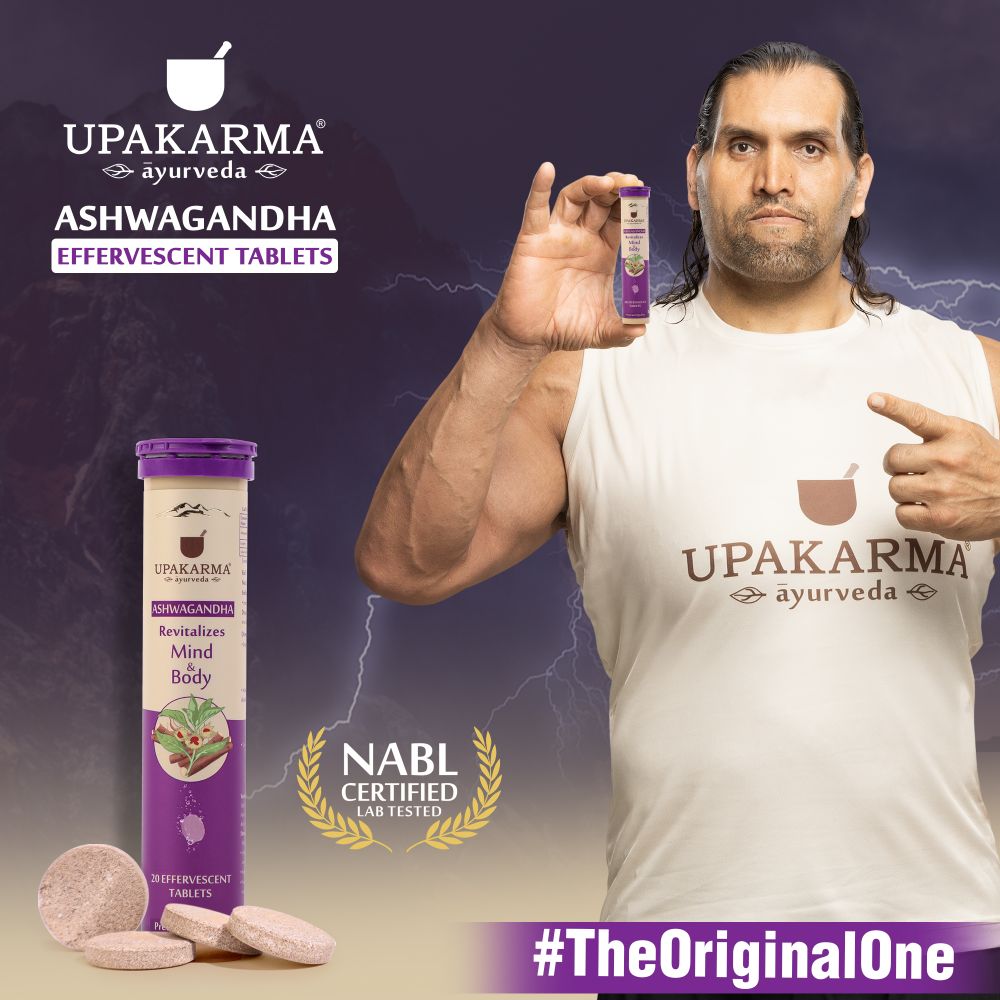 Upakarma Ayurveda Ashwagandha Effervescent Tablets
