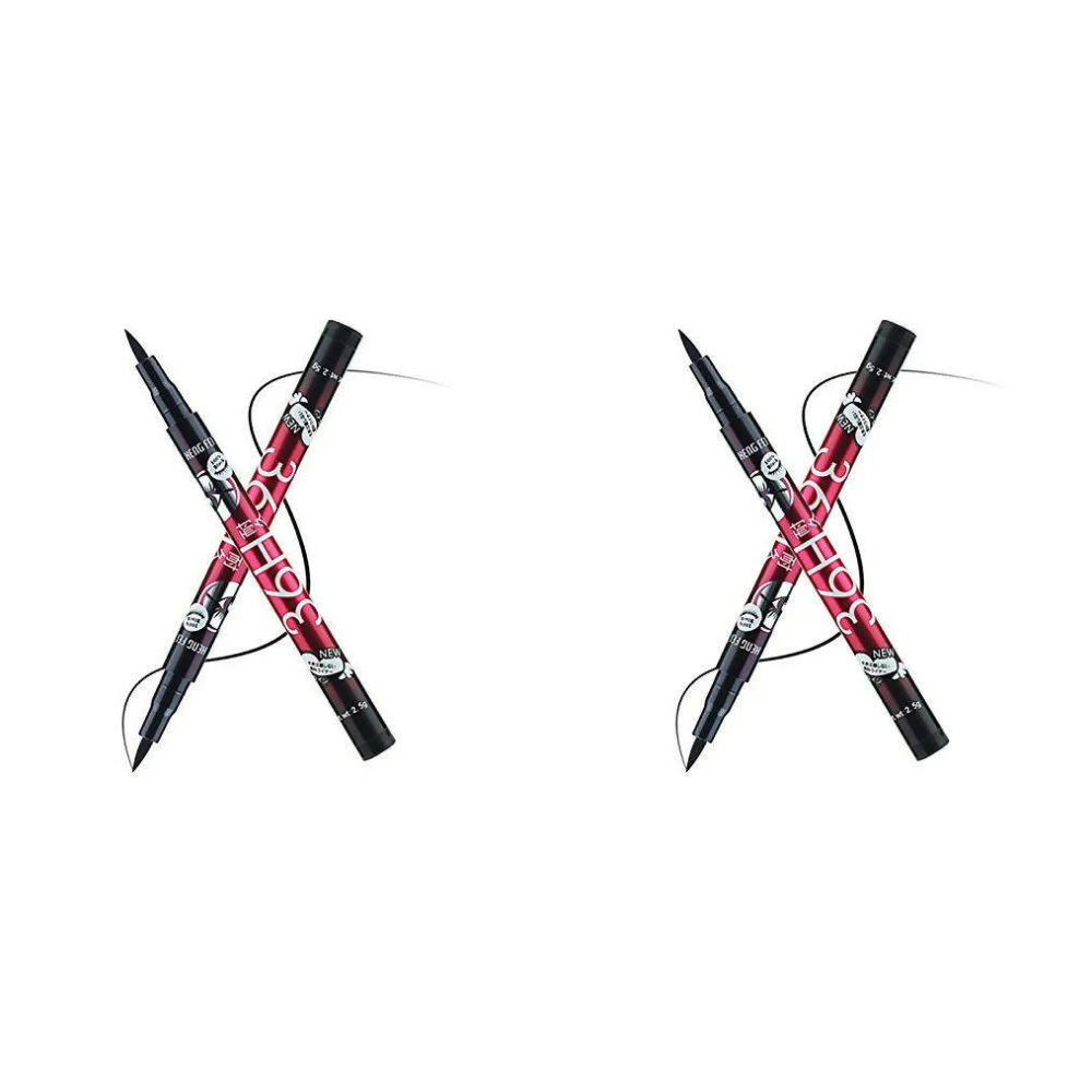 Favon Pack of 2 Waterproof 36hrs Stay Eyeliner Pens