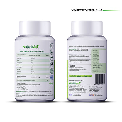 Health Veda Organics Vitamin K2 Capsules