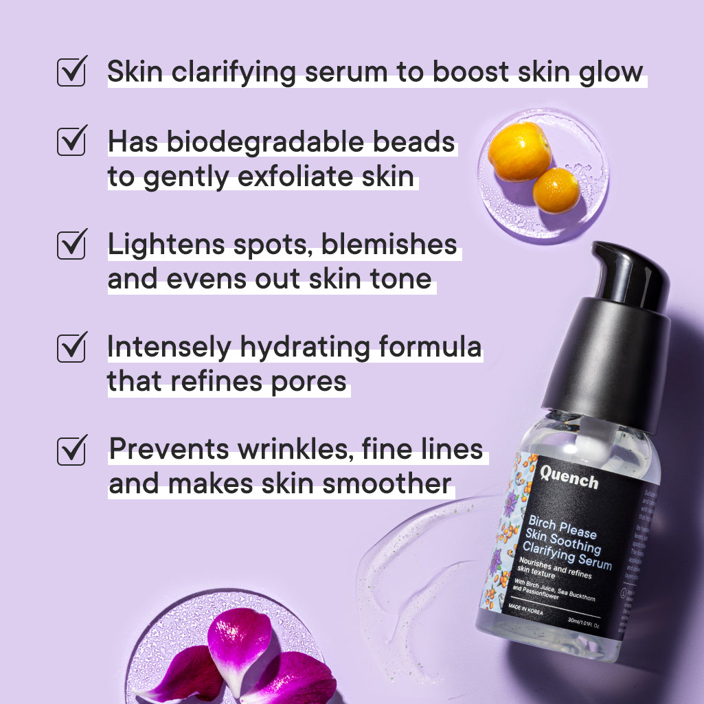 Buy Quench Botanics Birch Please Skin Soothing Clarifying Serum from DrMediCart, Ship from India to USA