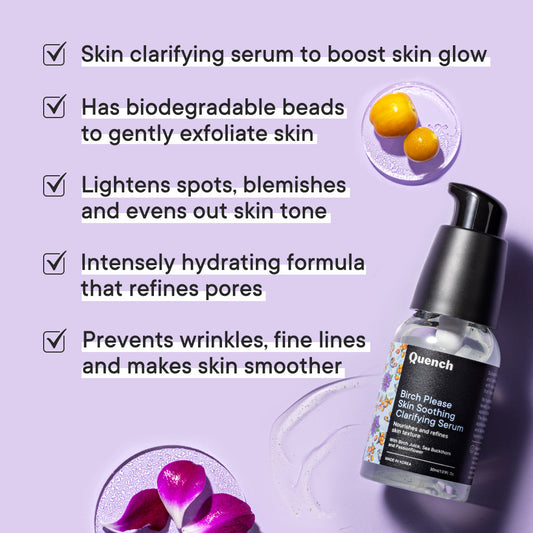 Buy Quench Botanics Birch Please Skin Soothing Clarifying Serum from DrMediCart, Ship from India to USA