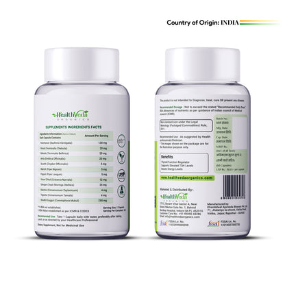 Health Veda Organics Thyroplus Capsules