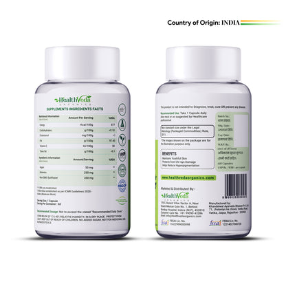 Health Veda Organics Vitamin E Capsules