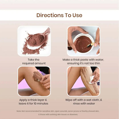 The Wellness Shop Chocolate Hair Removal Powder - Drmedicart