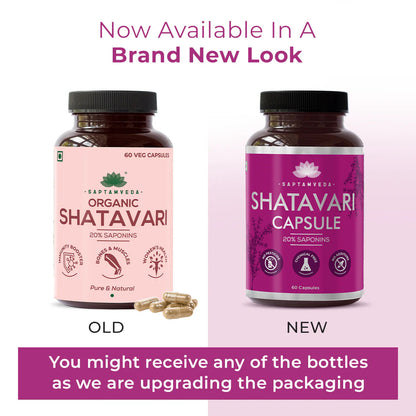 Saptamveda Organic Shatavari Capsules