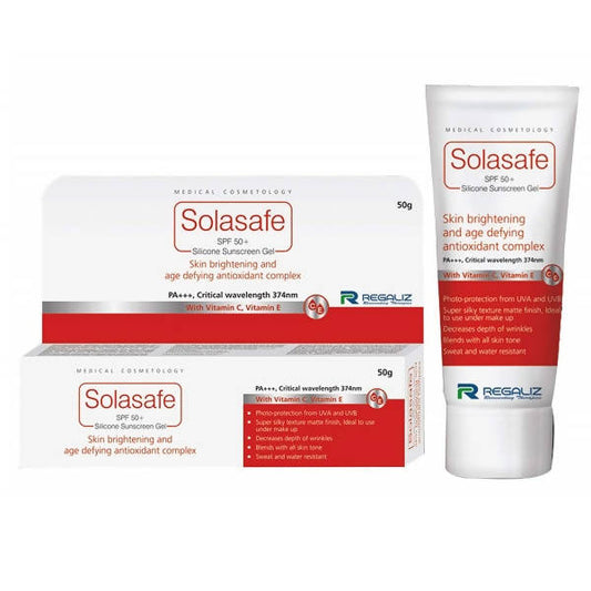Buy Regaliz Solasafe SPF 50+ Silicone Sunscreen Gel from DrMediCart, Ship from India to USA