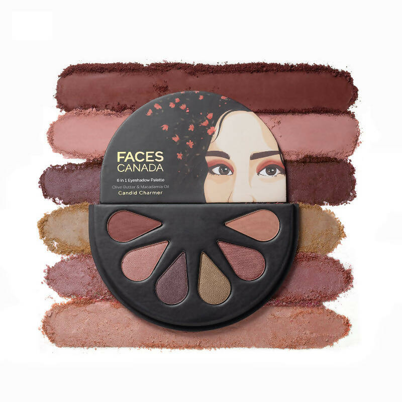 Faces Canada 6 In 1 Eyeshadow Palette - Candid Charmer - DrMediCart 