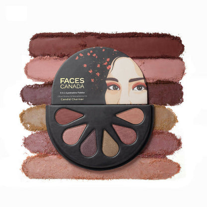 Faces Canada 6 In 1 Eyeshadow Palette - Candid Charmer - DrMediCart 