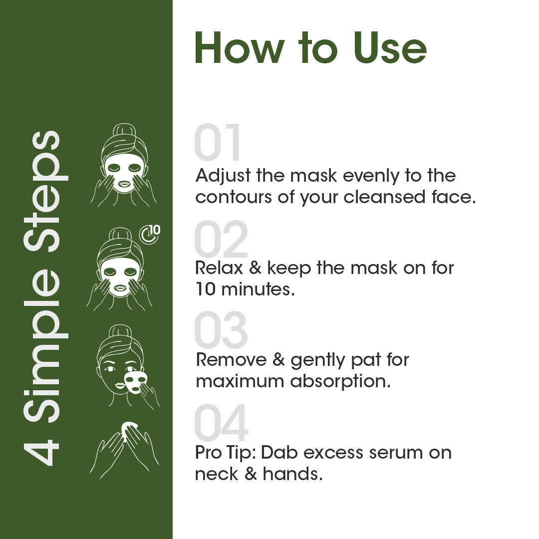 TAC - The Ayurveda Co. Eladi Serum Sheet Mask with Neem - DrMediCart