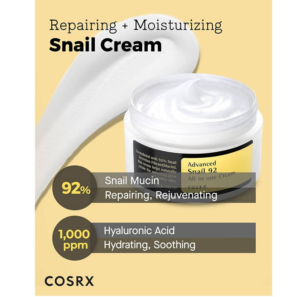 Cosrx Advanced Snail 92 All In One Cream - Korean Skincare