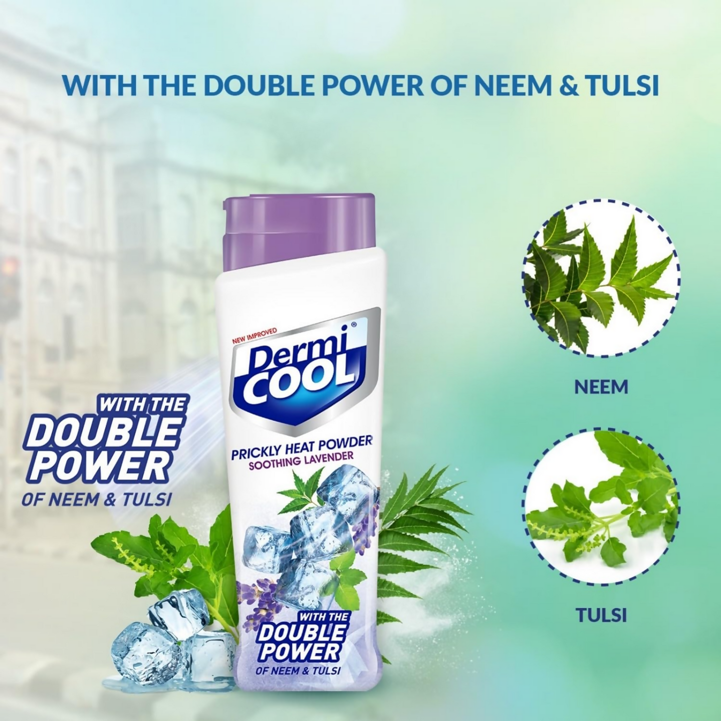 Dermi Cool Prickly Heat Powder Soothing Lavender