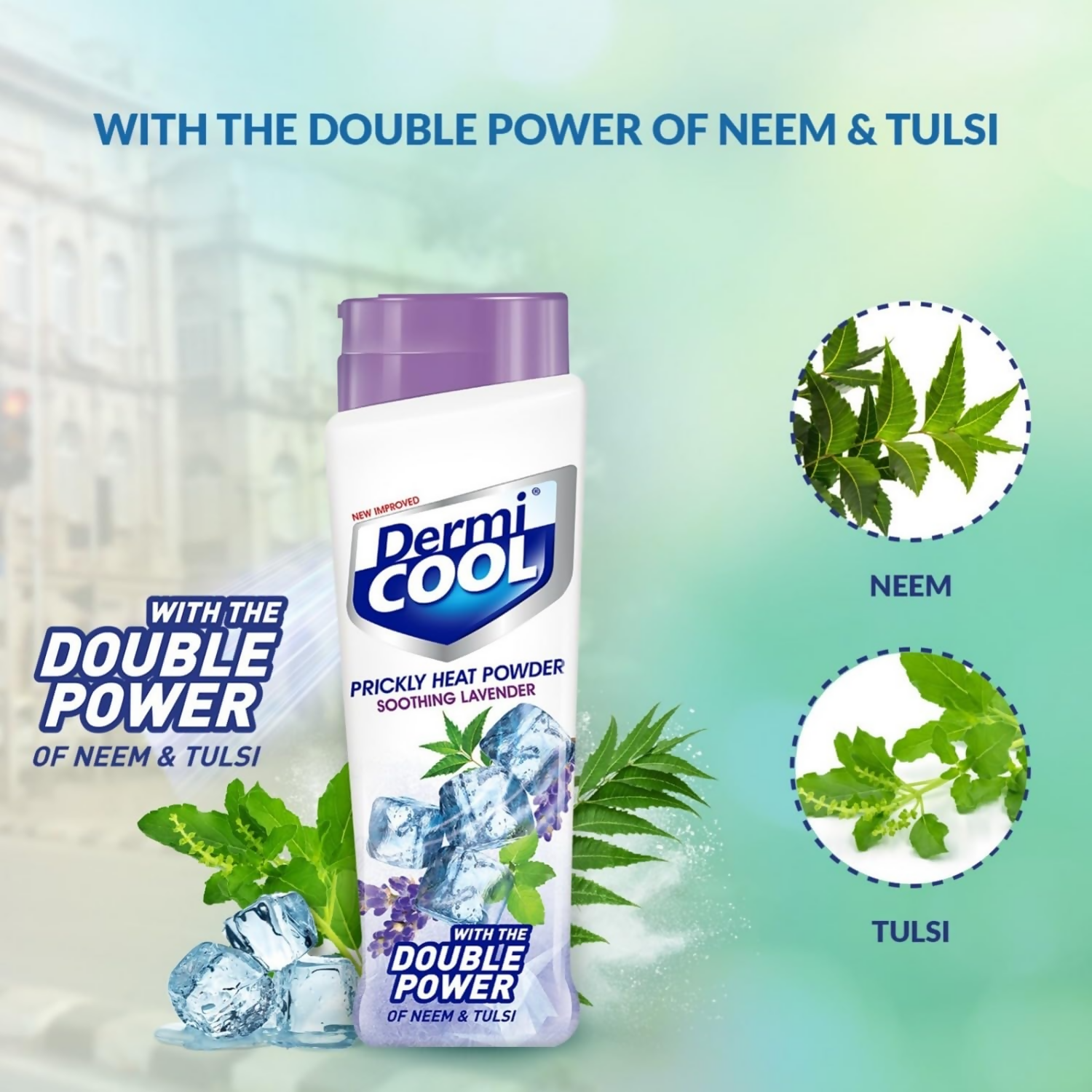 Dermi Cool Prickly Heat Powder Soothing Lavender