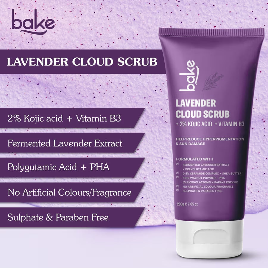 Bake 2% Kojic Acid Lavender Smoothie Body Scrub