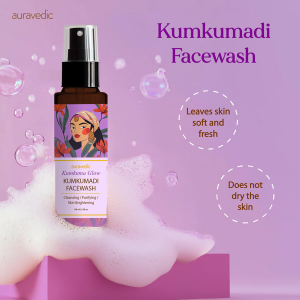 Auravedic Kumkumadi Gel Face Wash