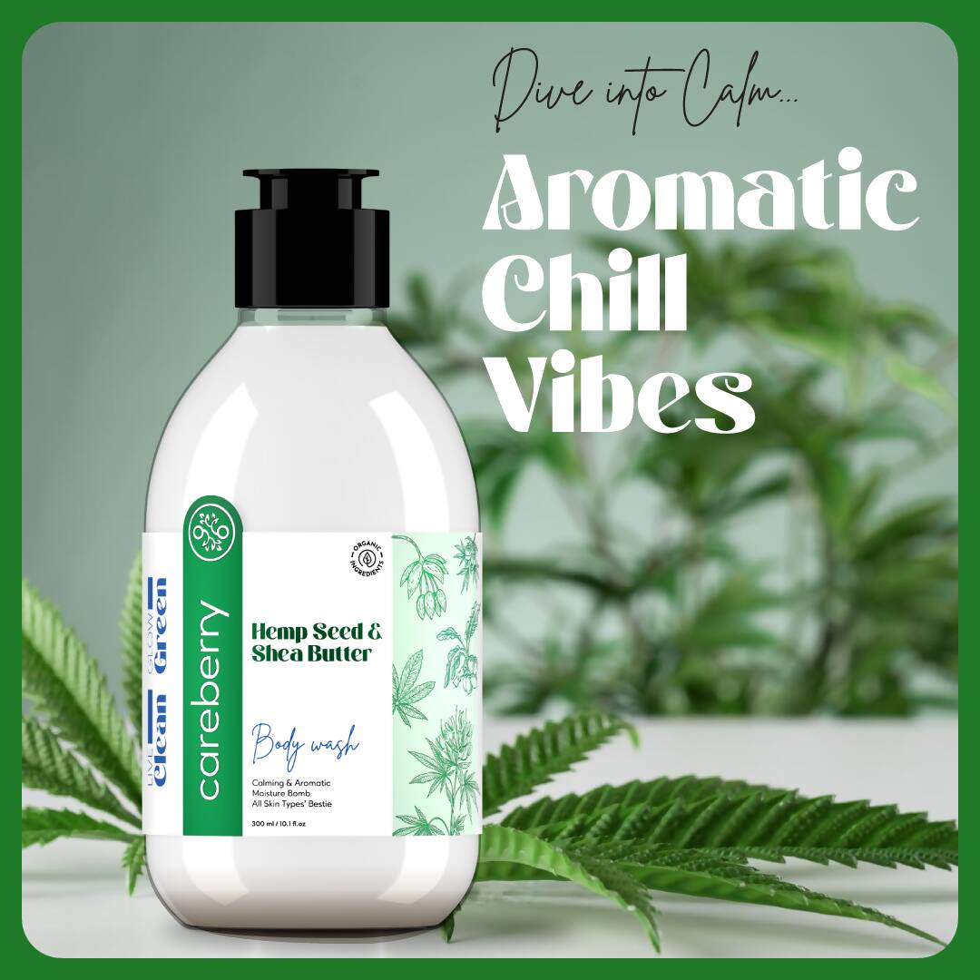 Careberry Hemp & Shea Butter Body Wash
