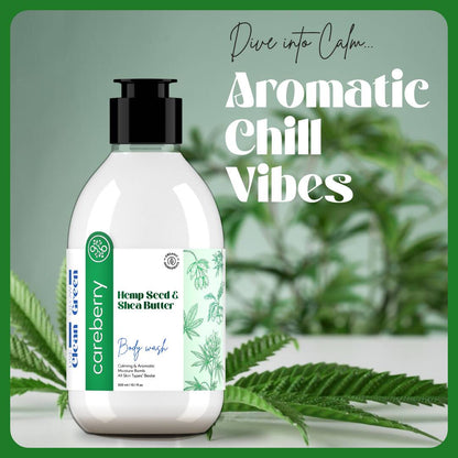 Careberry Hemp & Shea Butter Body Wash